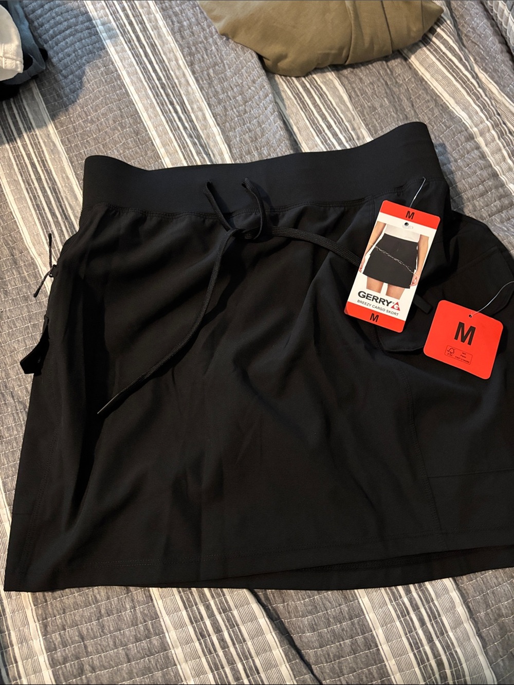 Gerry Weber Black Drawstring Athletic Skort